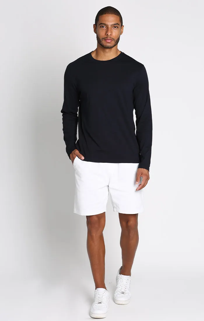 Pima Cotton Long Sleeve Crewneck