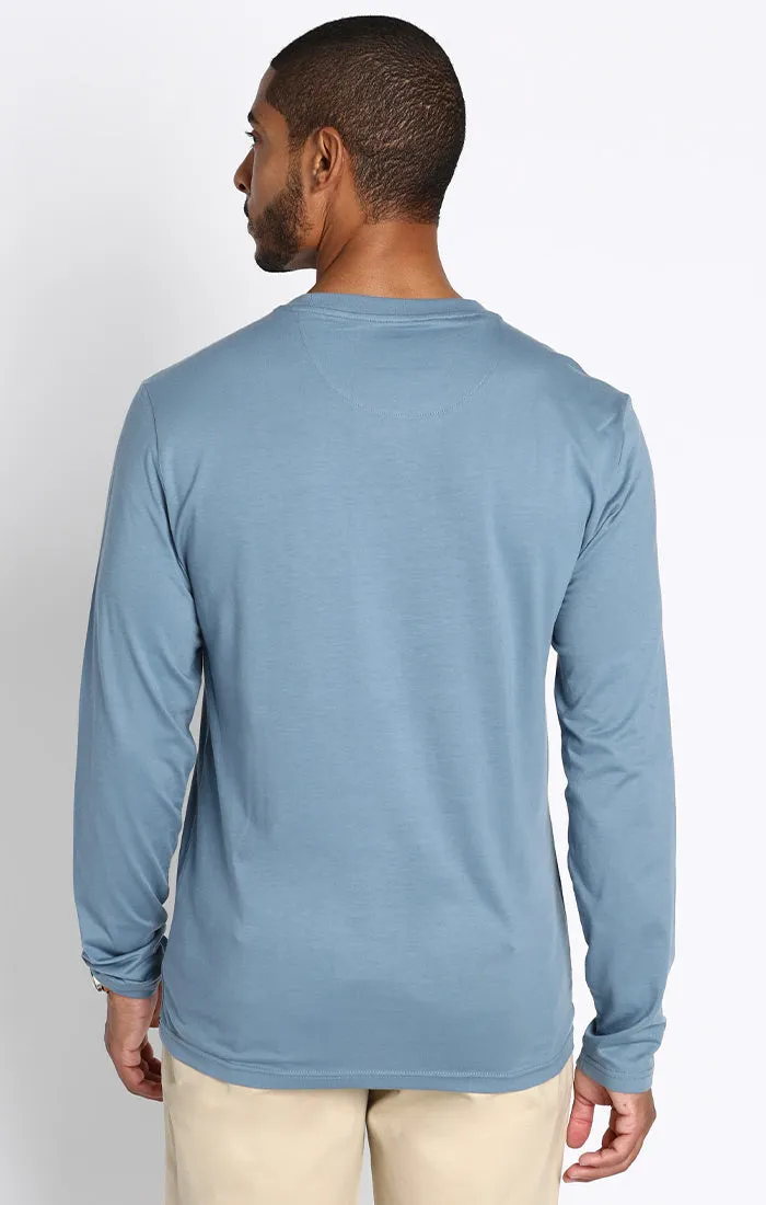 Pima Cotton Long Sleeve Crewneck
