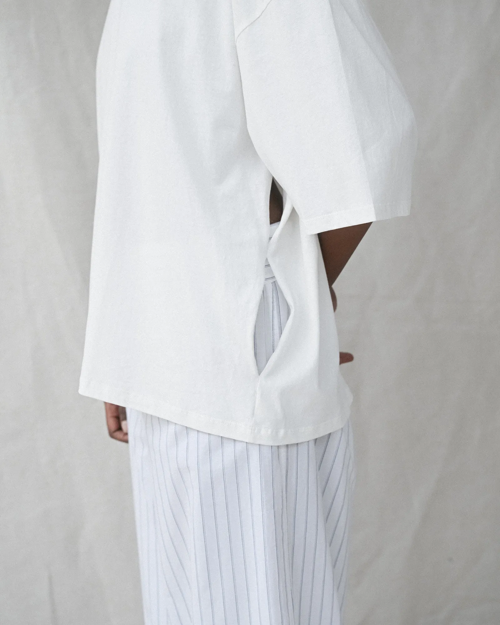 Pin Tee Shirt - Regenerative Cotton - Undyed