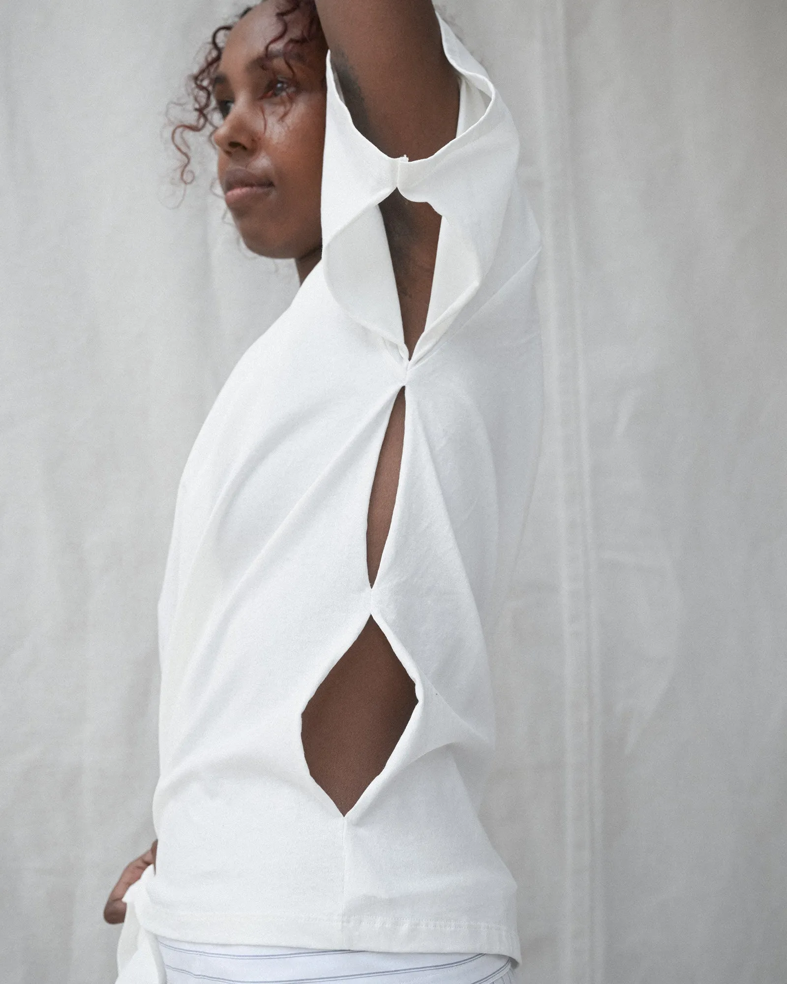 Pin Tee Shirt - Regenerative Cotton - Undyed
