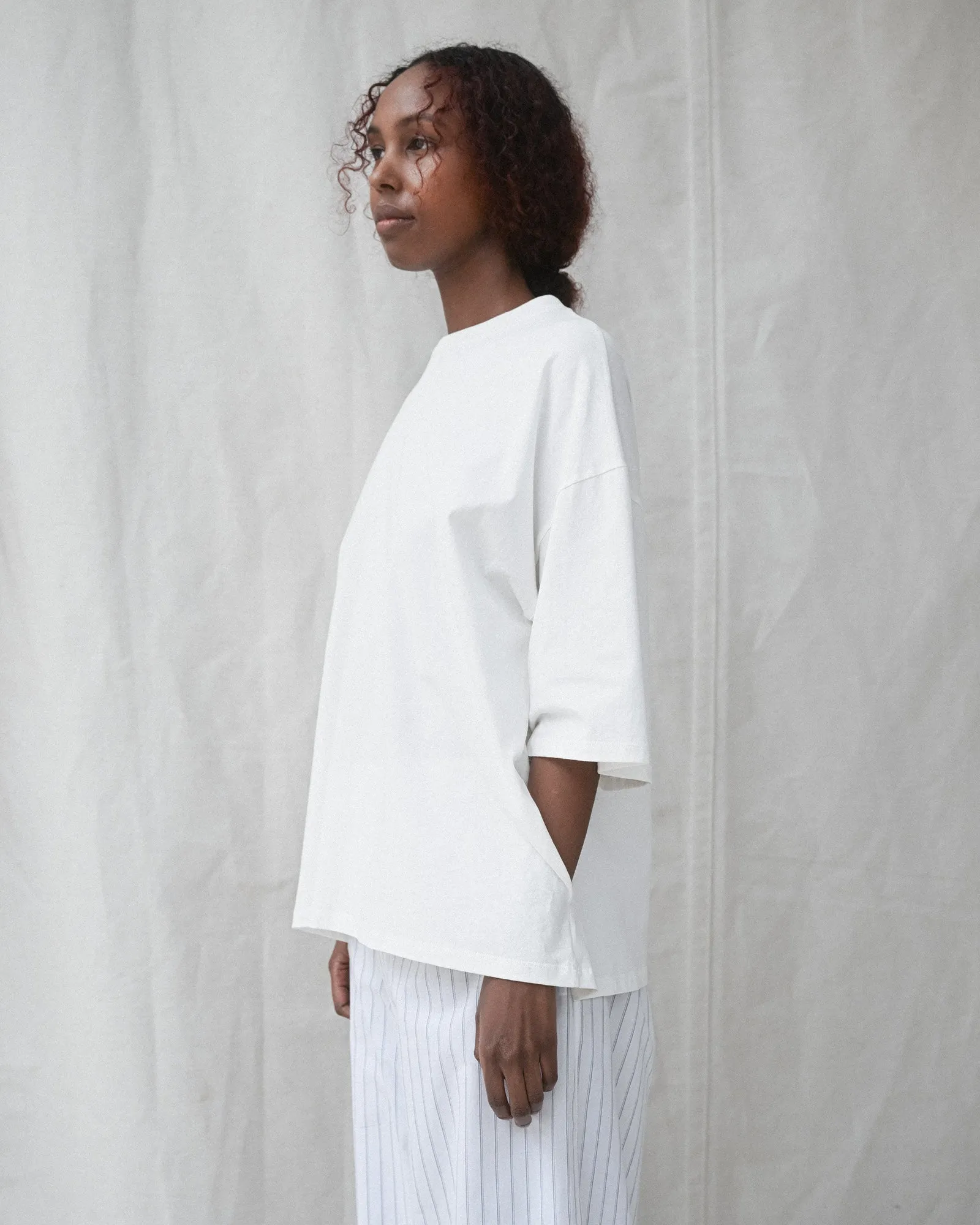 Pin Tee Shirt - Regenerative Cotton - Undyed