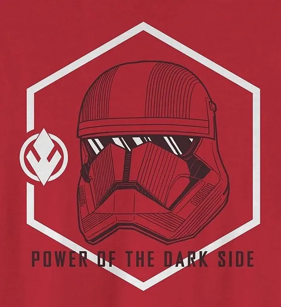 Power Of The Dark Side Men's T-Shirt Red Size XX Large