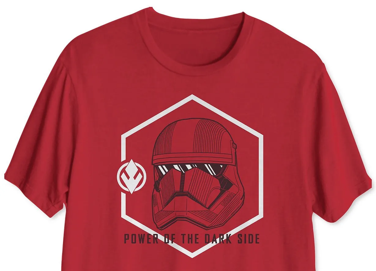 Power Of The Dark Side Men's T-Shirt Red Size XX Large