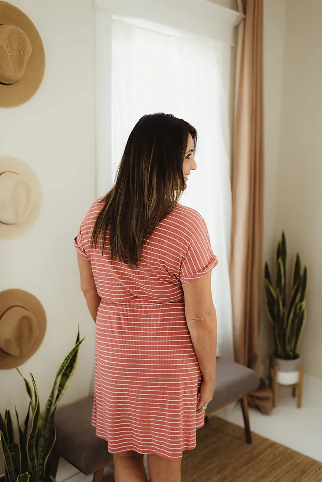 Ribbed T-Shirt Dress