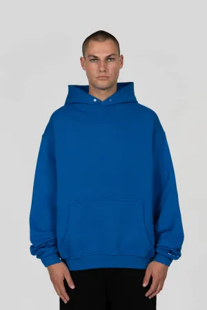 ROYAL BLUE SNAP BUTTON HOODIE