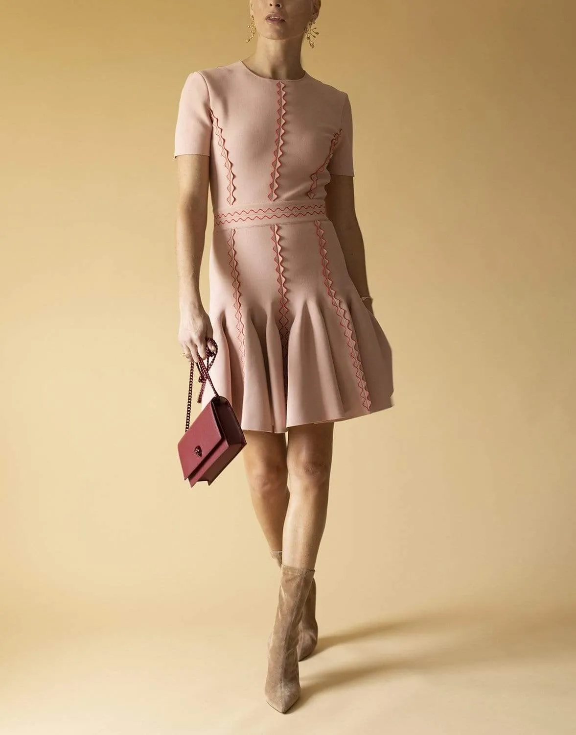 Scallop Knit Dress