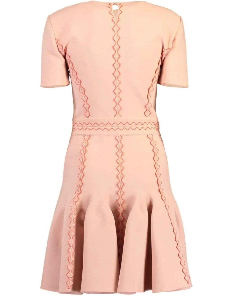 Scallop Knit Dress