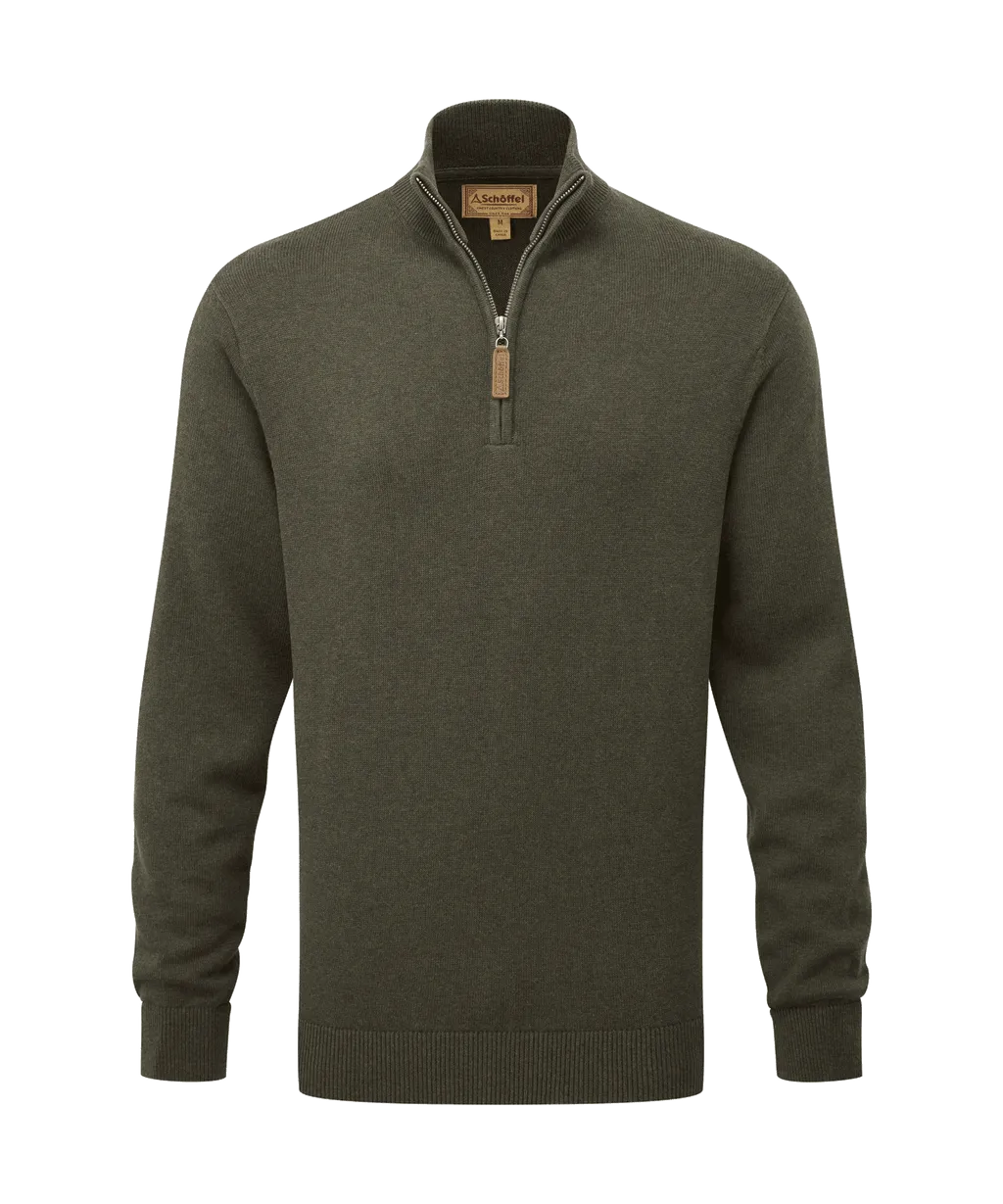 Schoffel - Calton Cotton Cashmere 1/4 Zip
