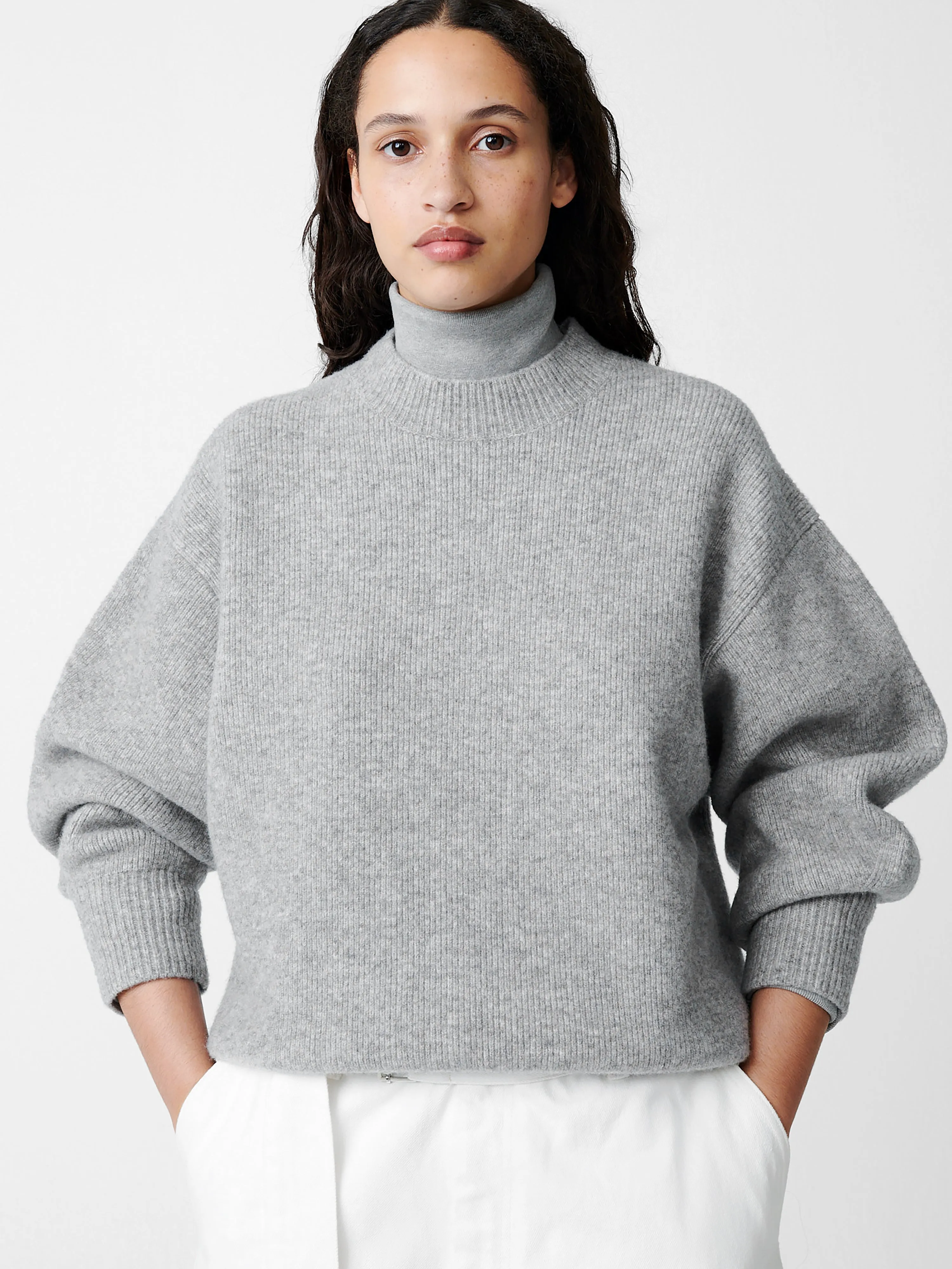 Sirio Knit in Grey Melange