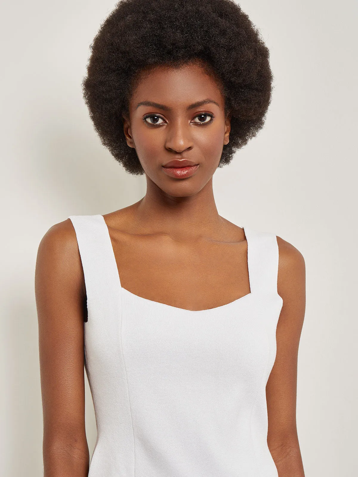 Square Neck Knit Tank