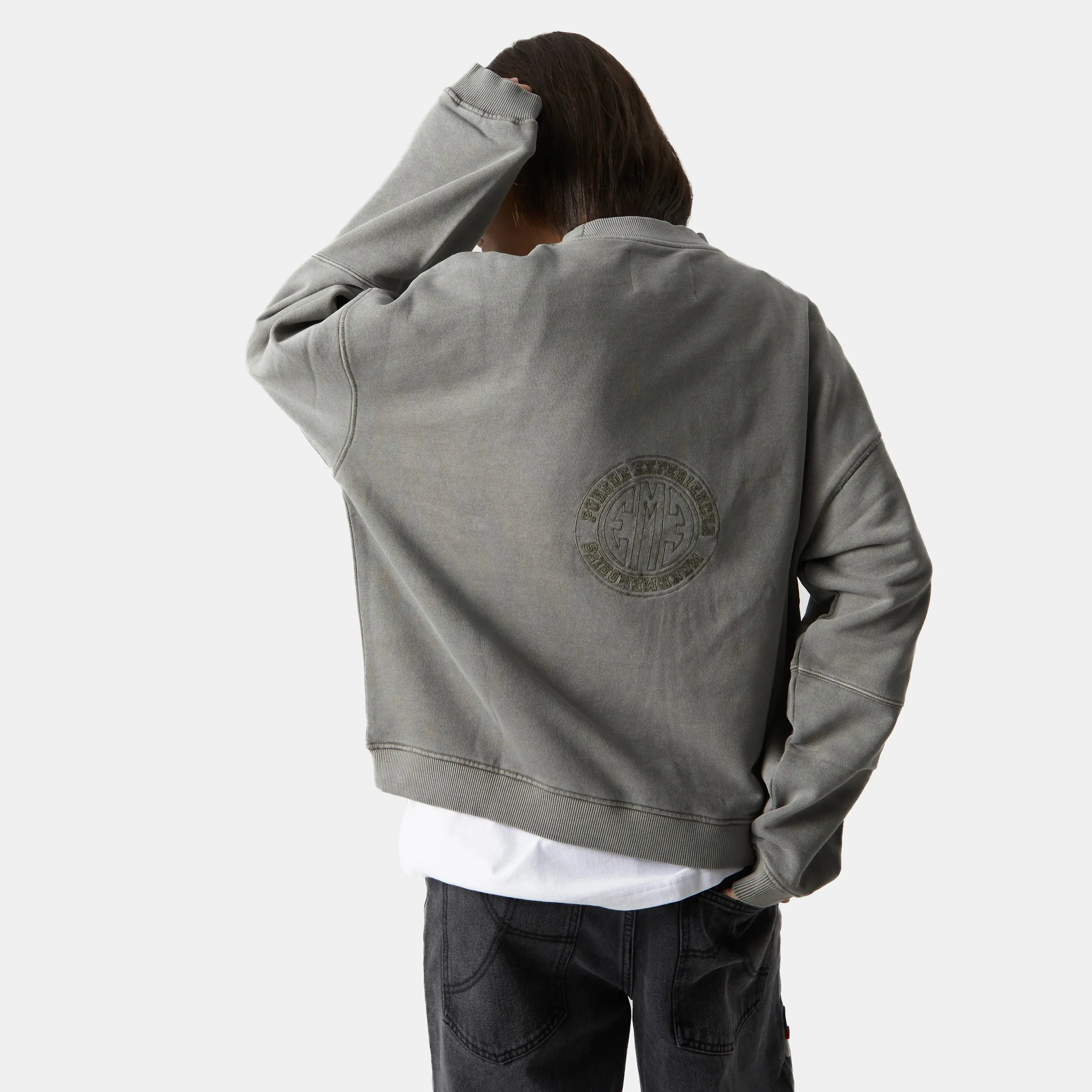Streak Laurel Oversized Crewneck