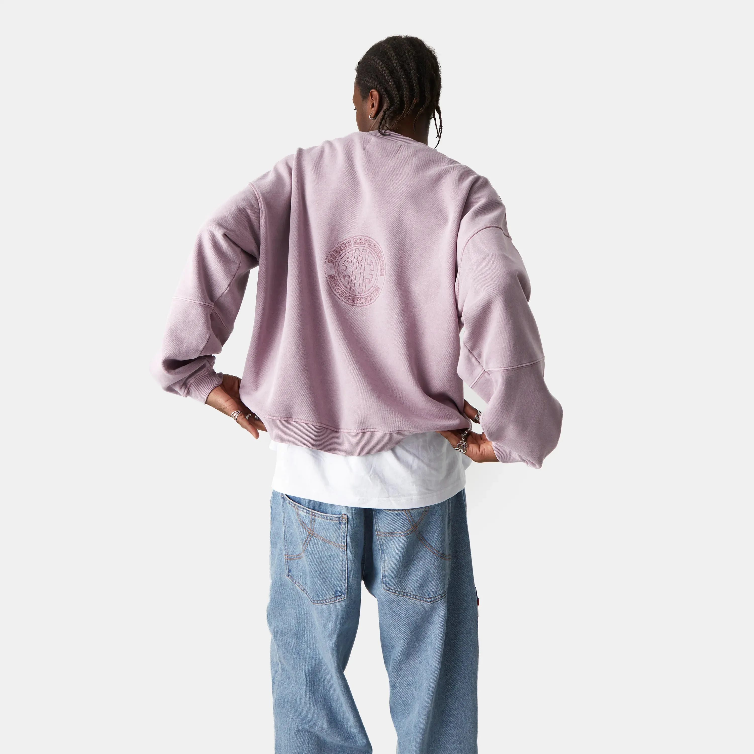 Streak Toadstool Oversized Crewneck