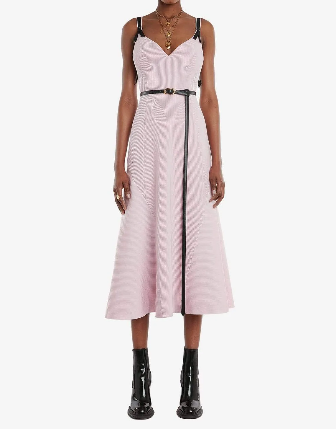 Stretch Viscose Knit Dress