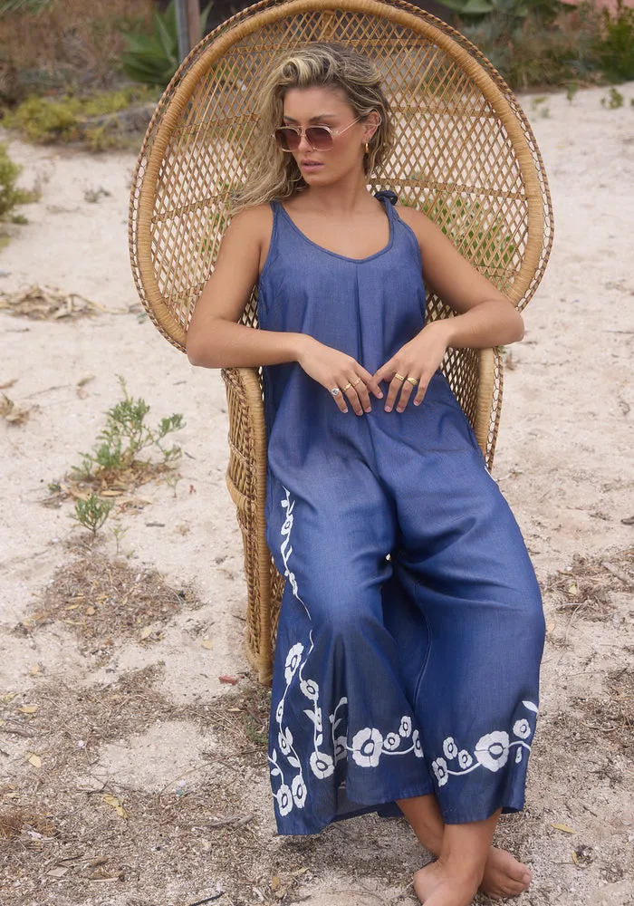 Temple Denim Jumpsuit