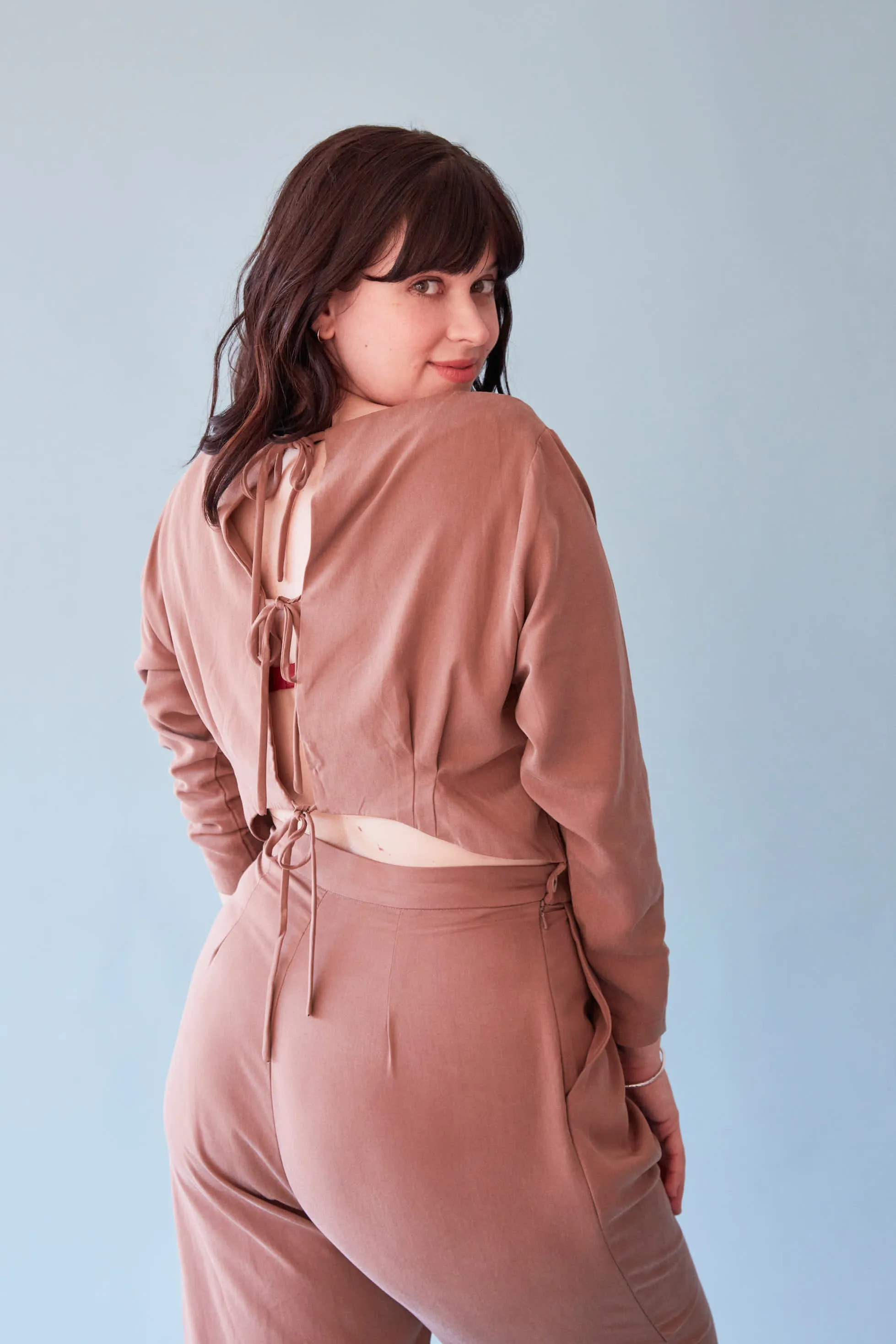 The Bringing Sexy Back ezp® Jumpsuit Rose Lyocell