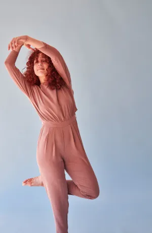 The Bringing Sexy Back ezp® Jumpsuit Rose Lyocell