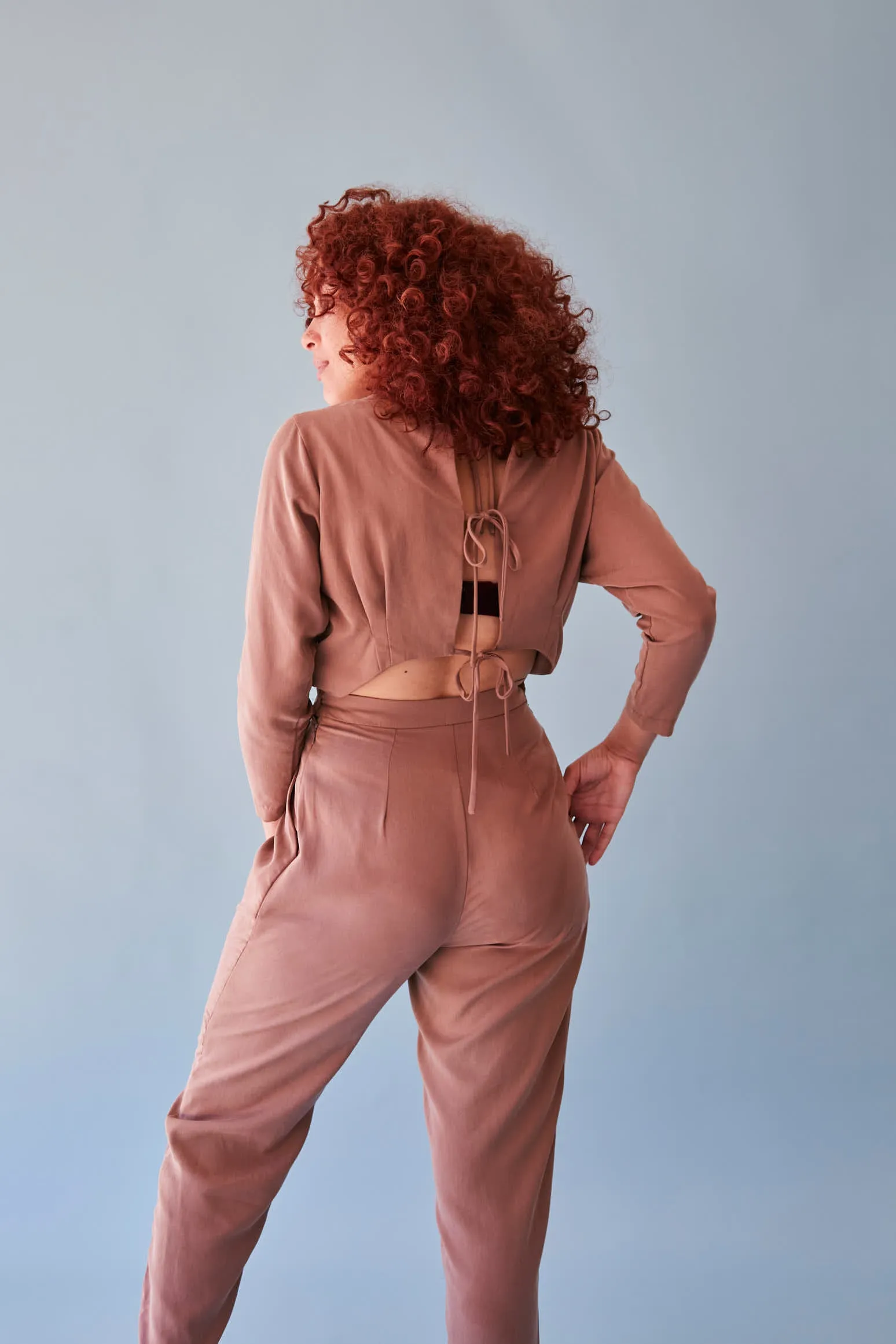 The Bringing Sexy Back ezp® Jumpsuit Rose Lyocell