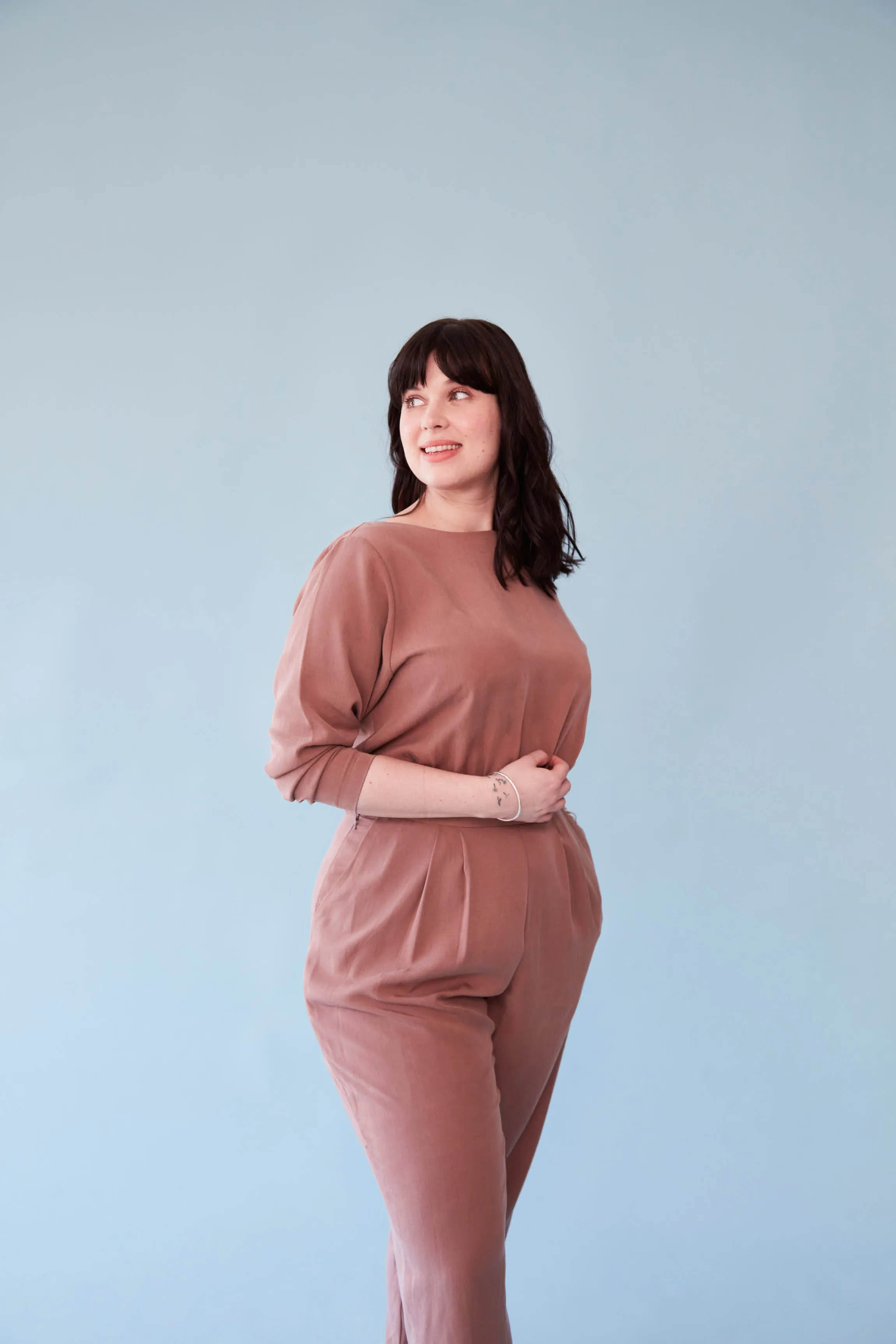 The Bringing Sexy Back ezp® Jumpsuit Rose Lyocell