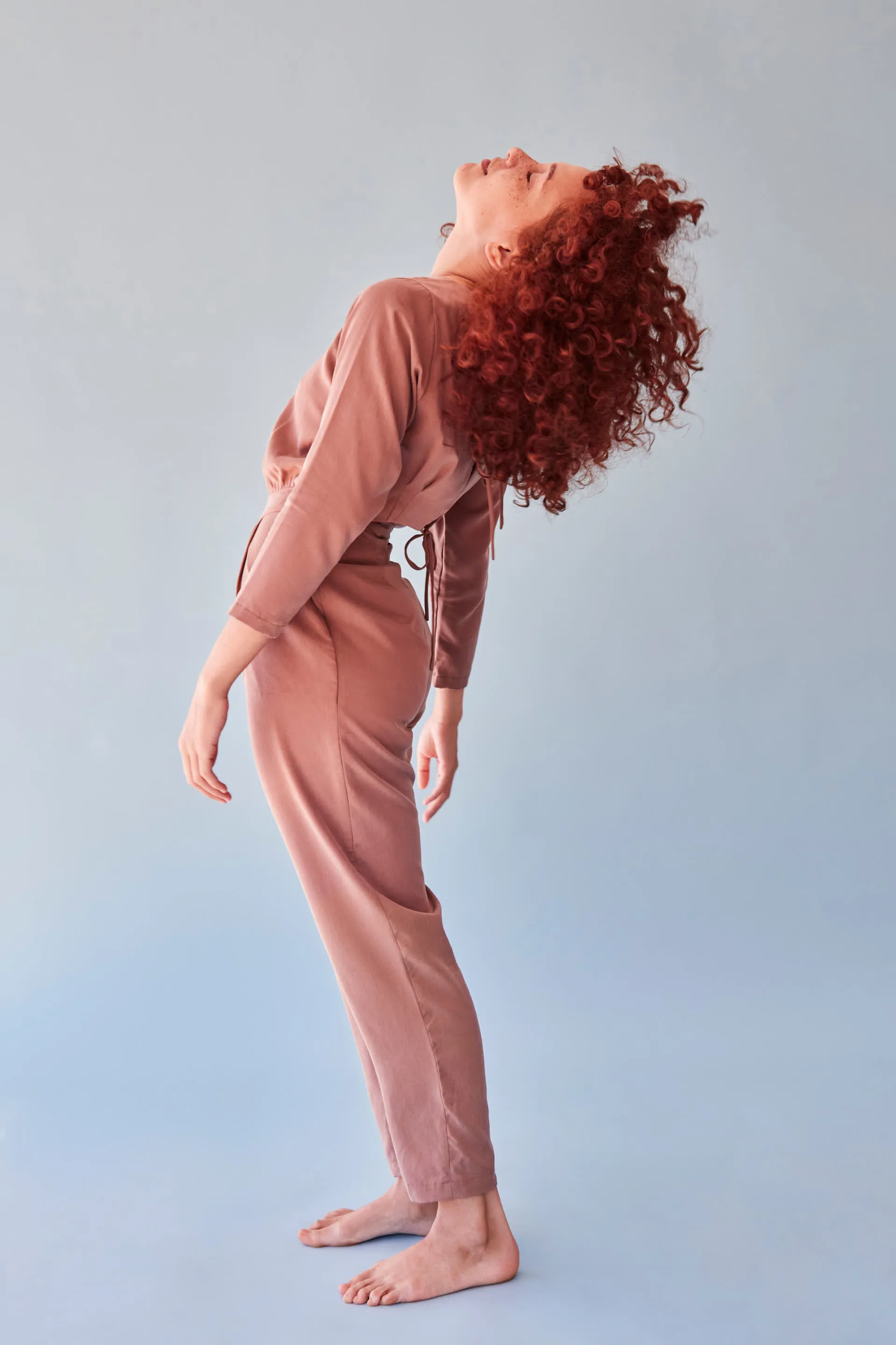 The Bringing Sexy Back ezp® Jumpsuit Rose Lyocell