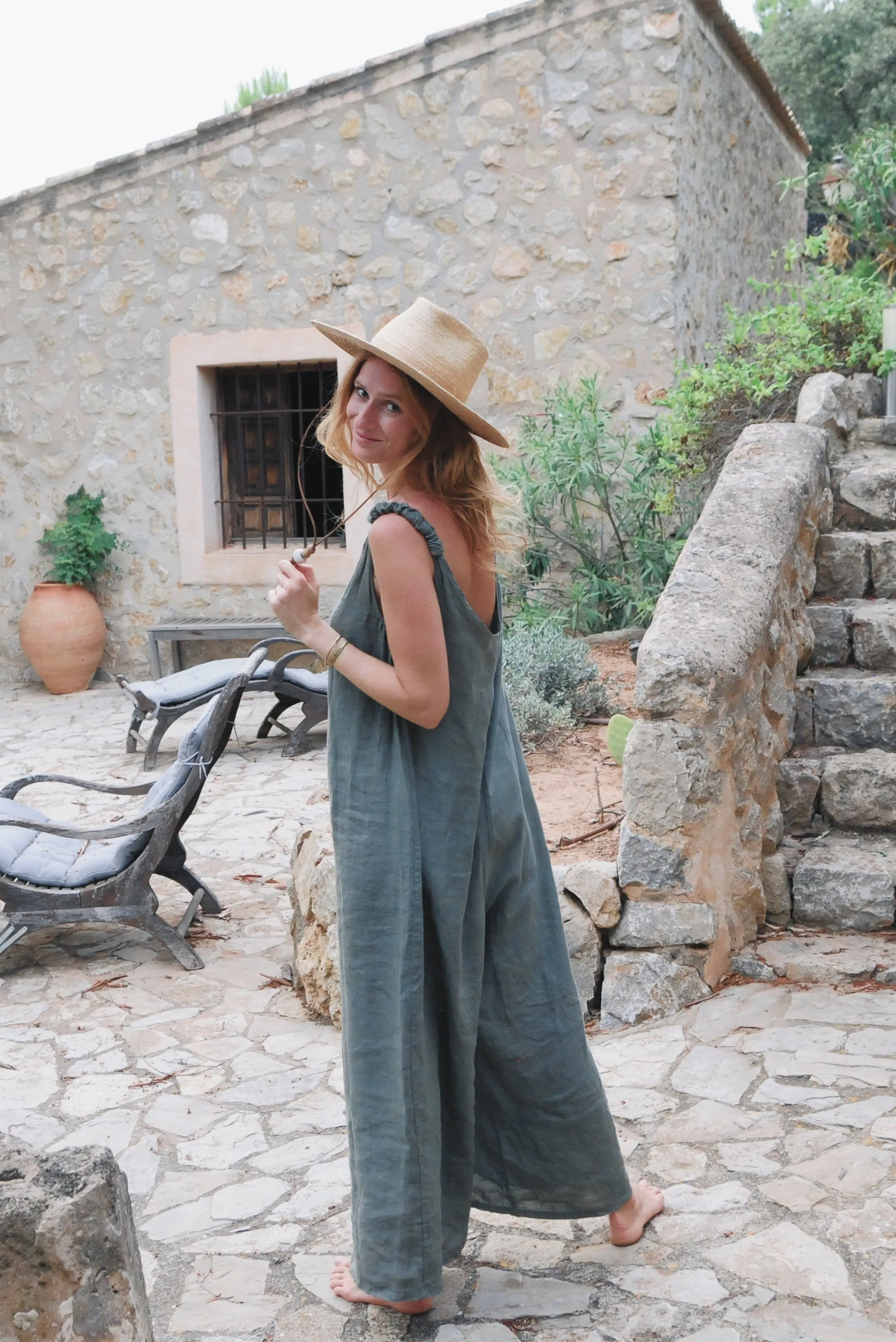 The Linen Jumpsuit // Fern