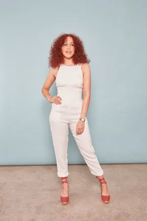 The Sisterhood ezp® Jumpsuit White Linen