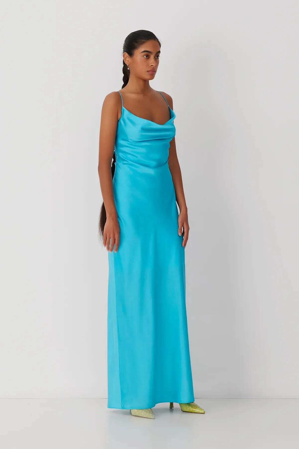 The Wolf Gang Las Lolas Maxi Dress - Aqua