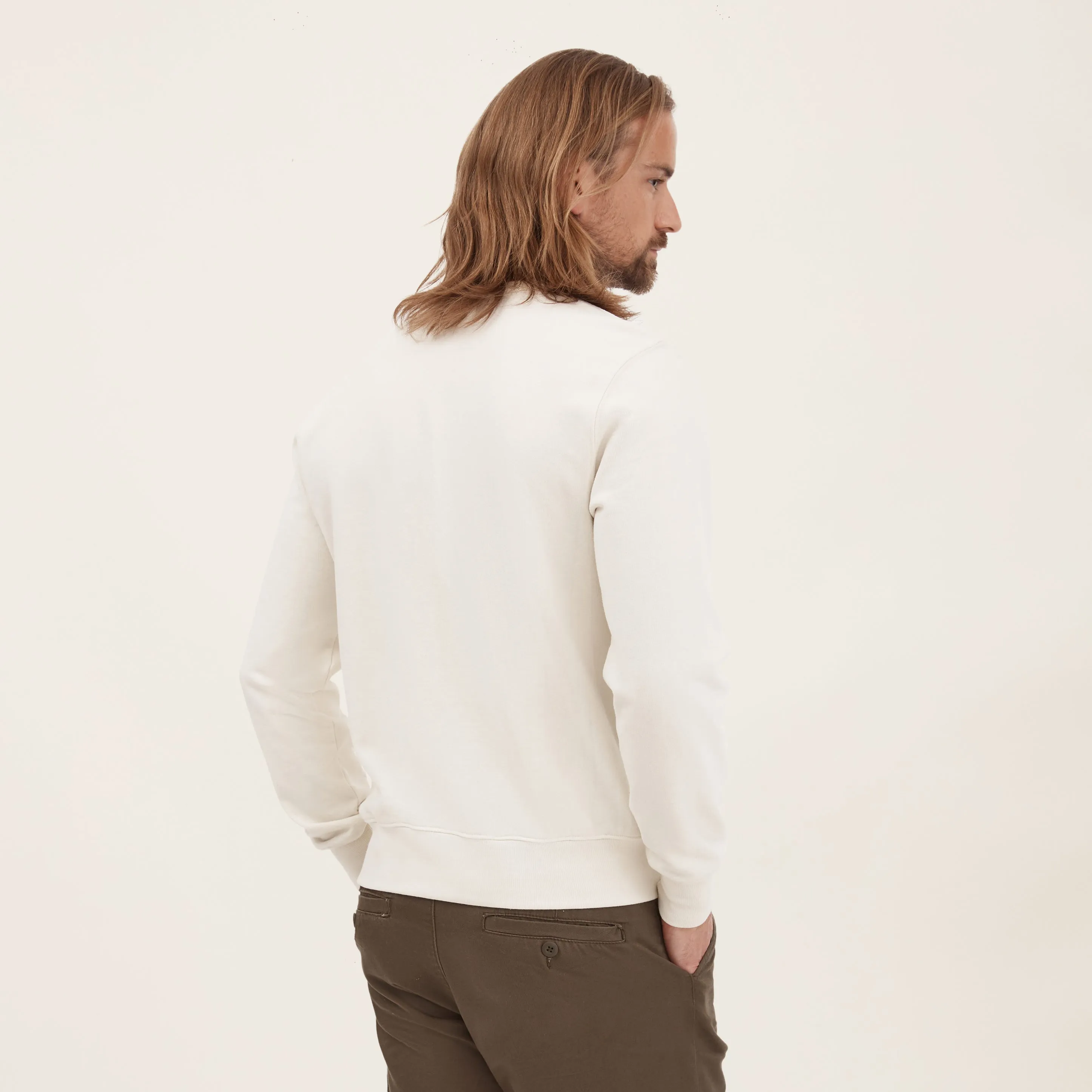 Unisex Cotton Terry Crewneck Sweatshirt