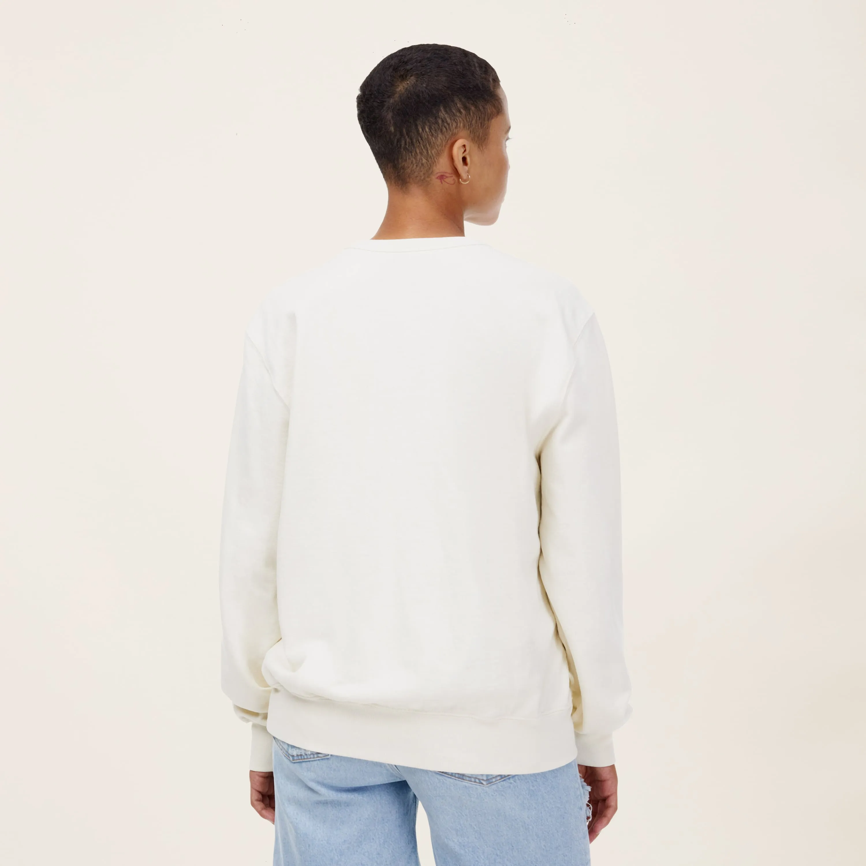 Unisex Cotton Terry Crewneck Sweatshirt