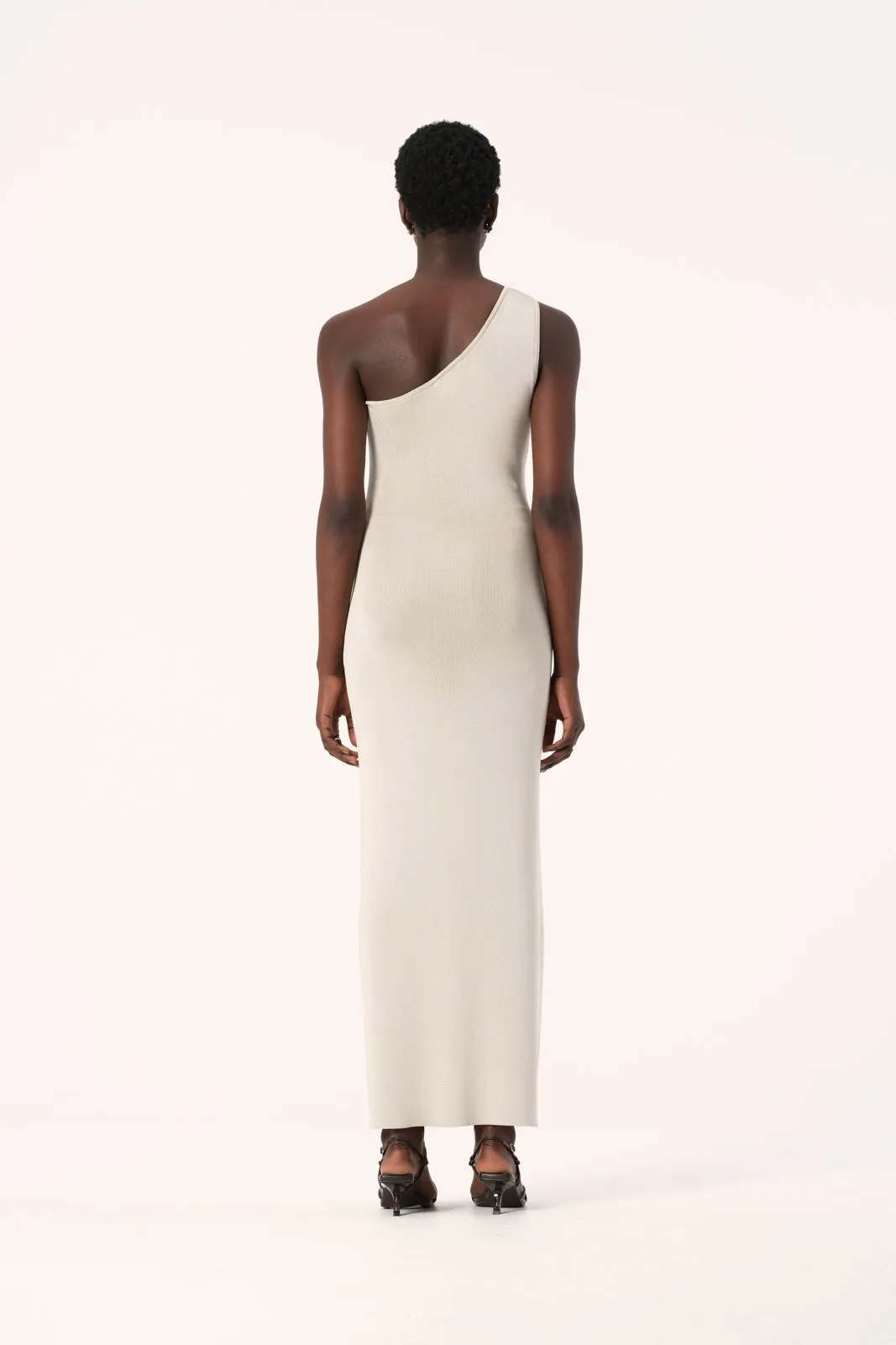 Vienna Knit Dress Champagne