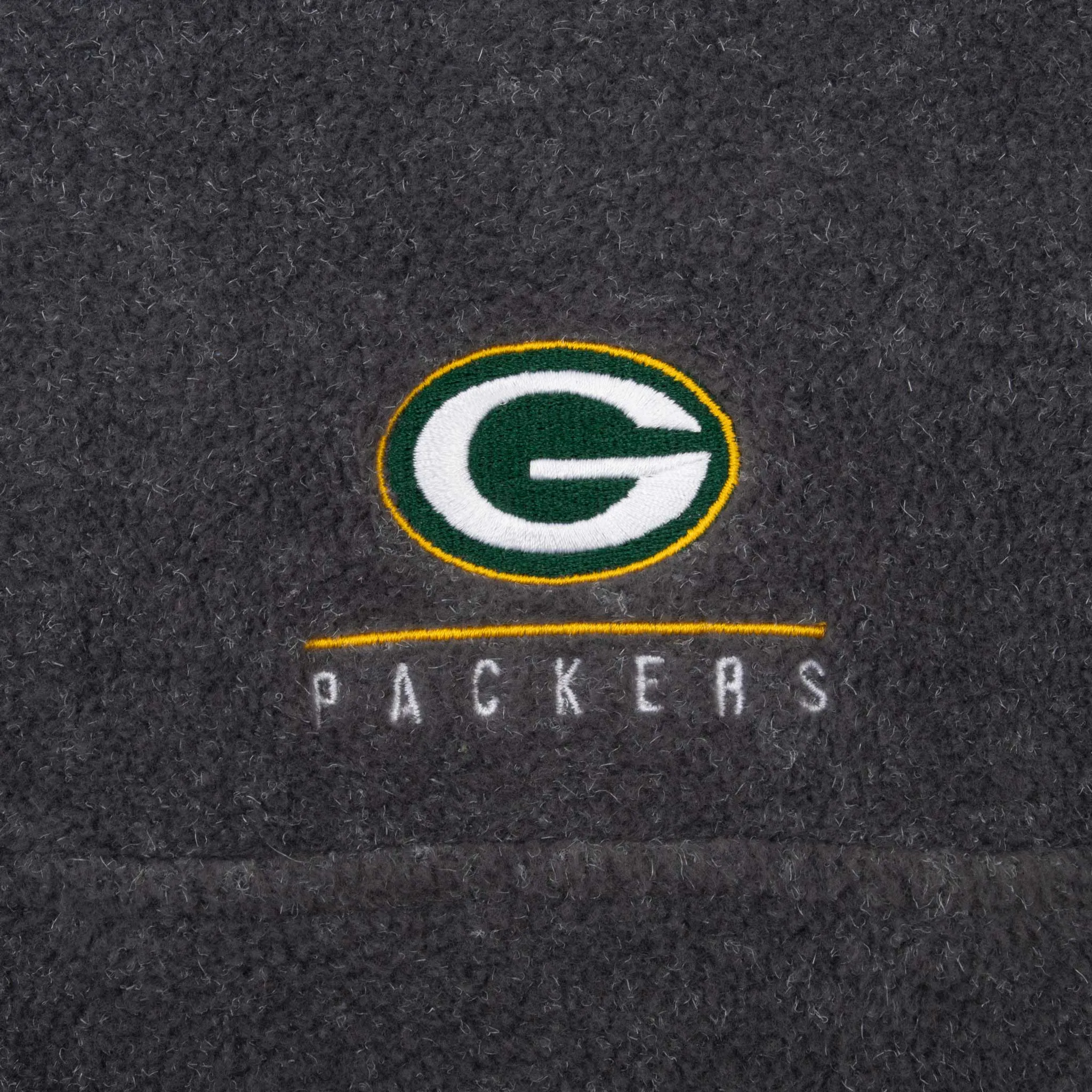VINTAGE NFL GREEN BAY PACKERS QUARTER ZIP PULLOVER FLEECE JACKET SIZE XL 1990S