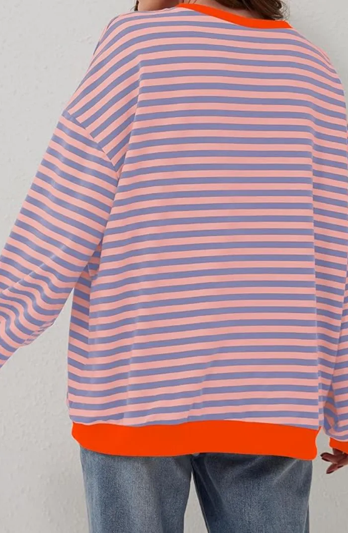 Women - Striped Jumper - Cozy Knit - Stylish Casual Wear