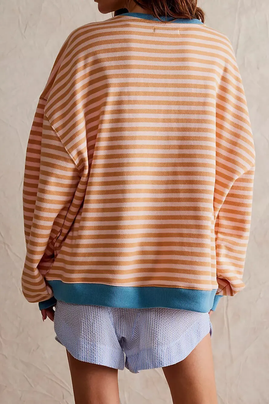Women - Striped Jumper - Cozy Knit - Stylish Casual Wear