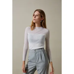 Women Wmk-Rustie-Seamless Jumper - White