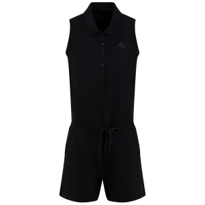 Womens SL Knit Romper Black - SS23