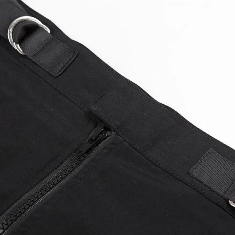 Women's Spring/Autumn Casual Straight Wide Leg Cargo Pants