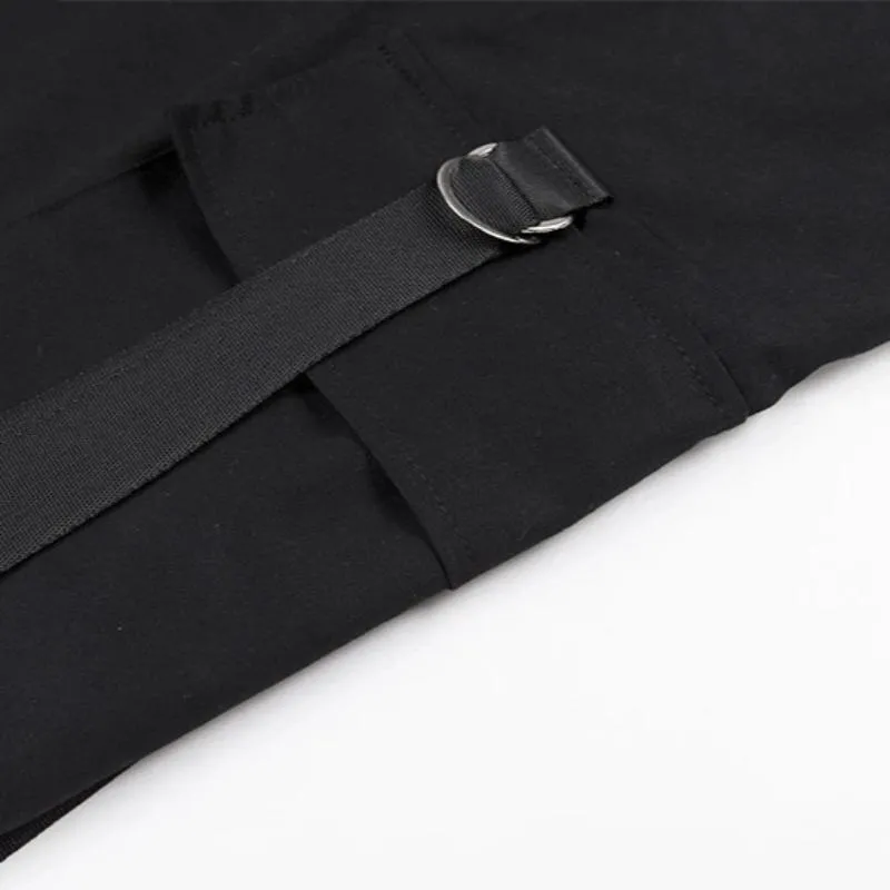Women's Spring/Autumn Casual Straight Wide Leg Cargo Pants