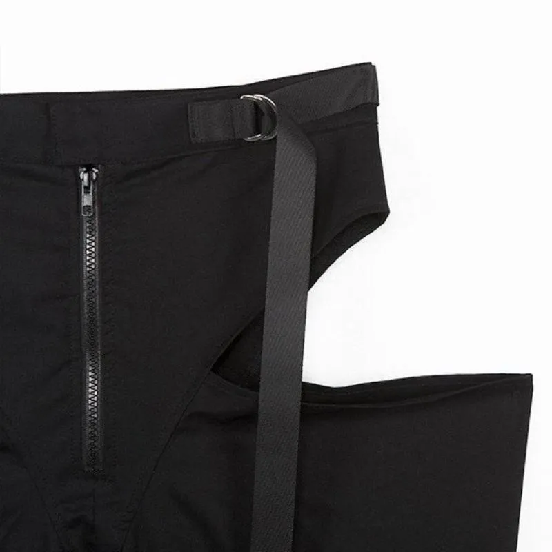 Women's Spring/Autumn Casual Straight Wide Leg Cargo Pants
