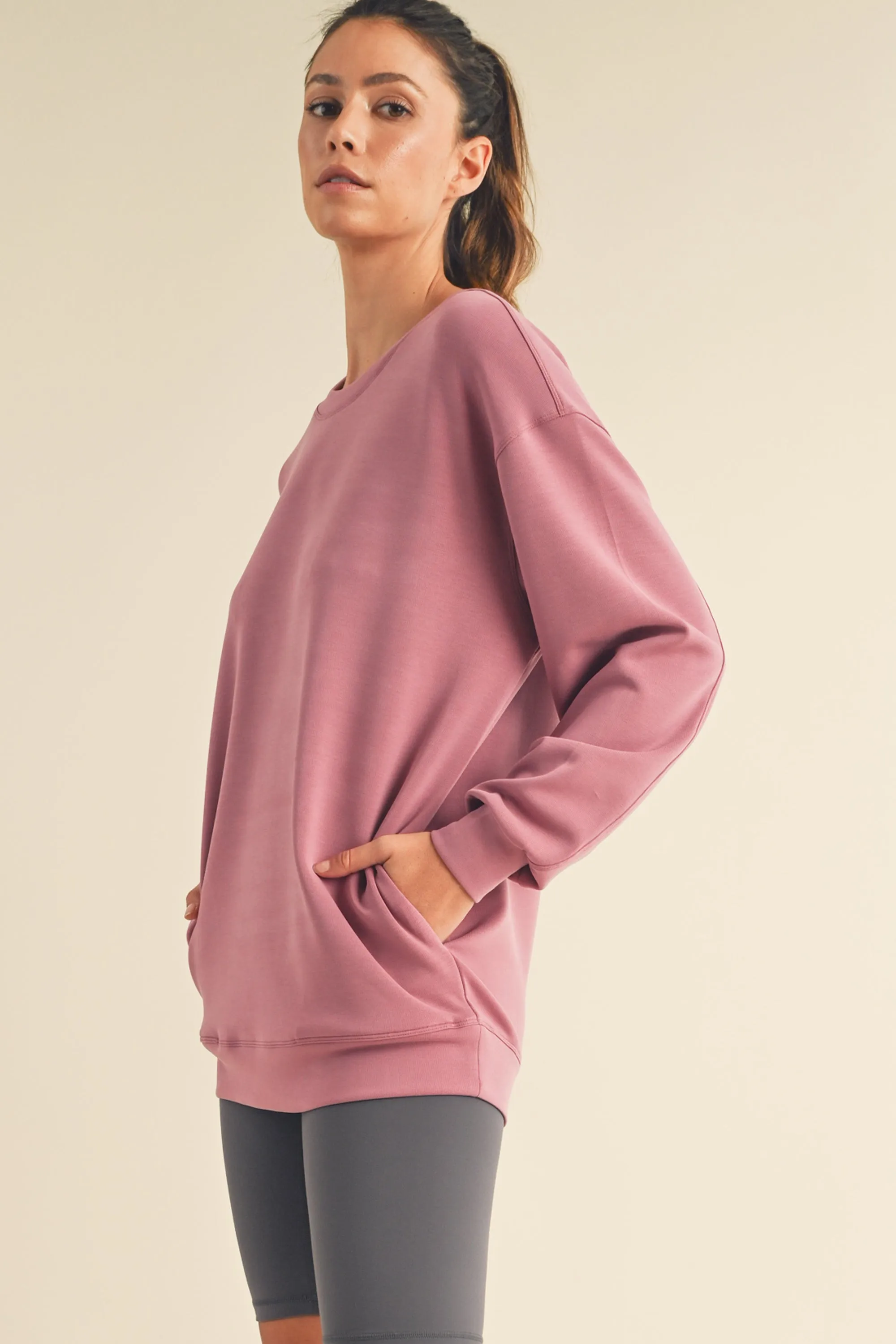 Women's Ultra Soft Oversized Crewneck Top