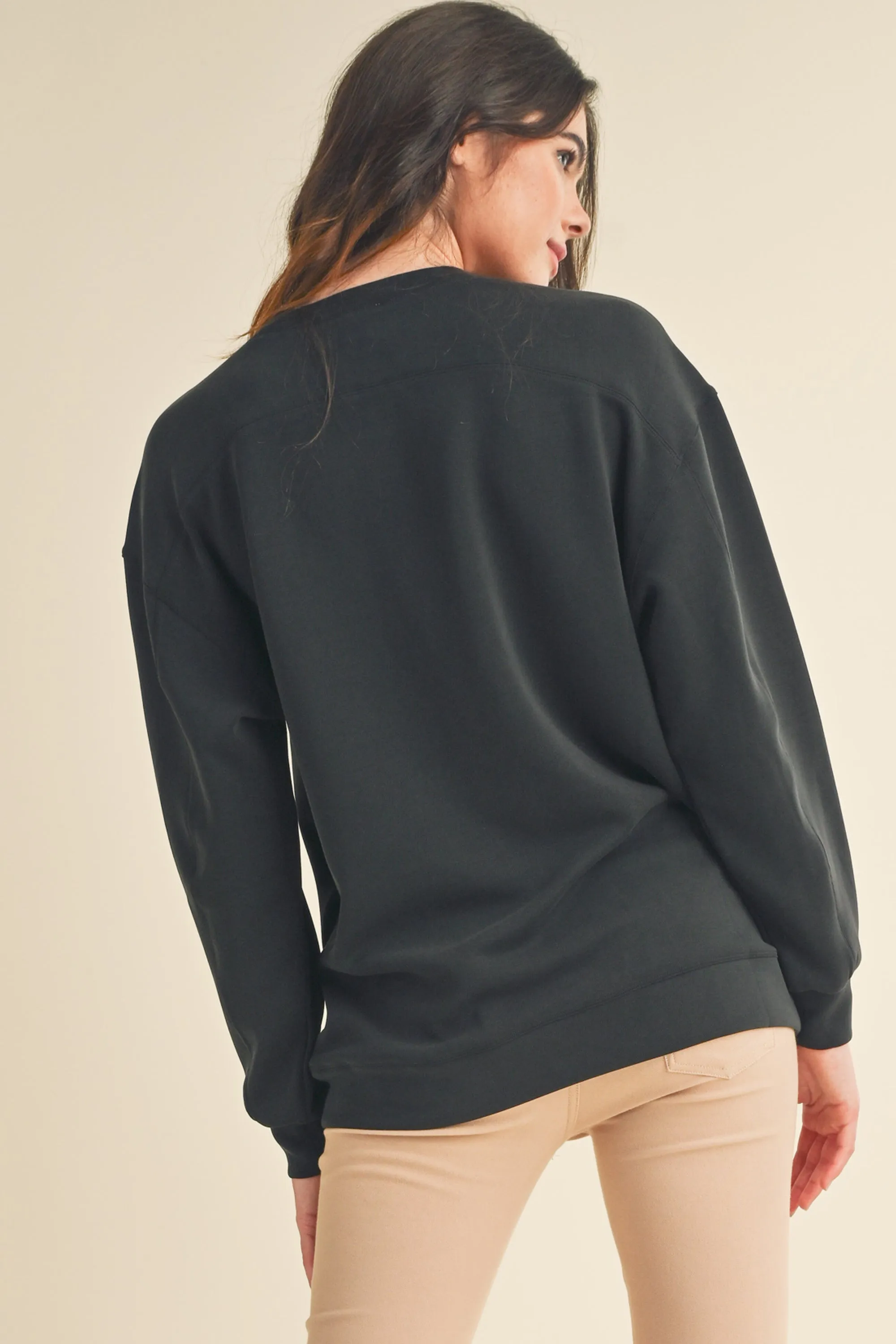 Women's Ultra Soft Oversized Crewneck Top
