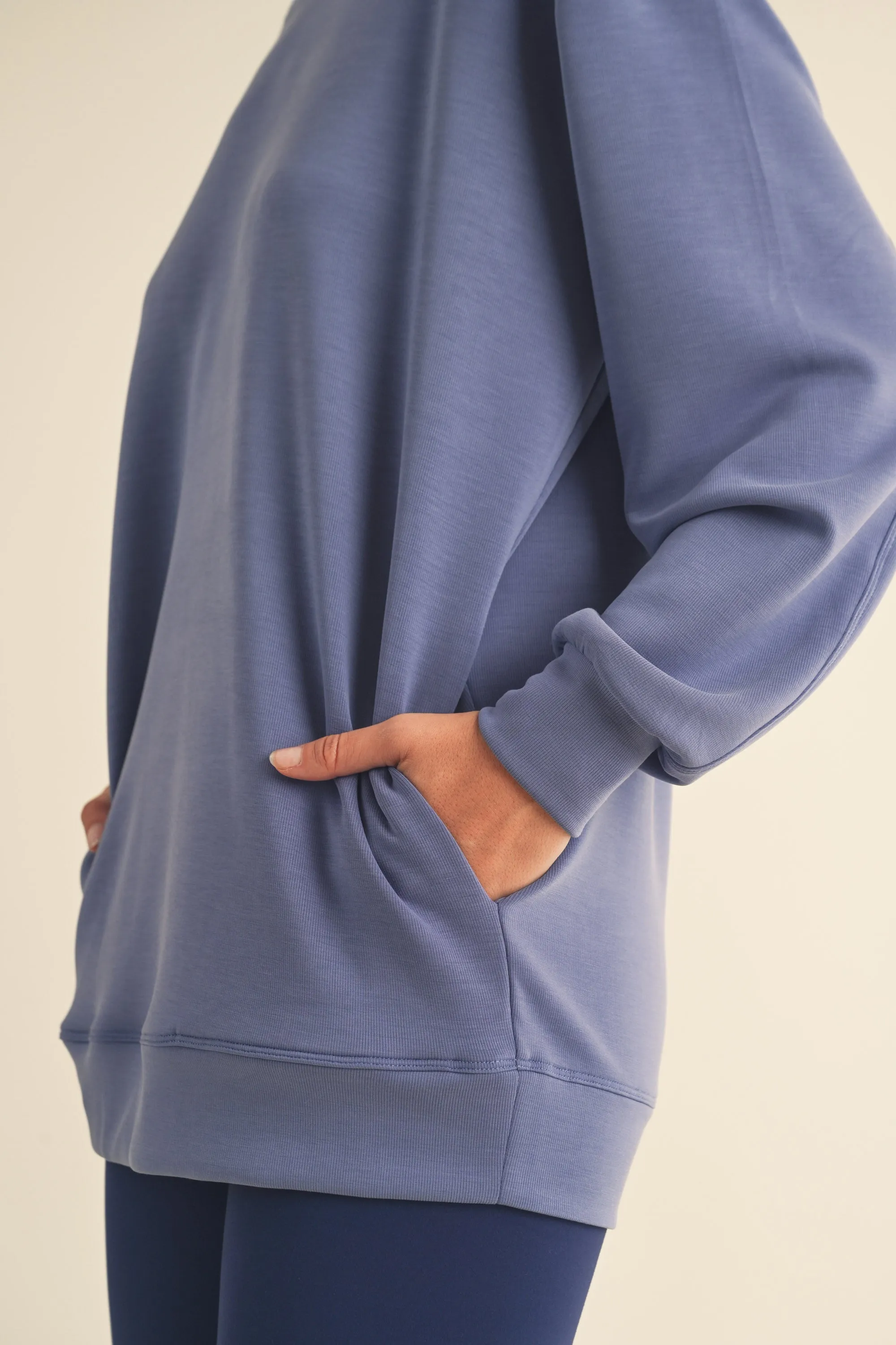 Women's Ultra Soft Oversized Crewneck Top