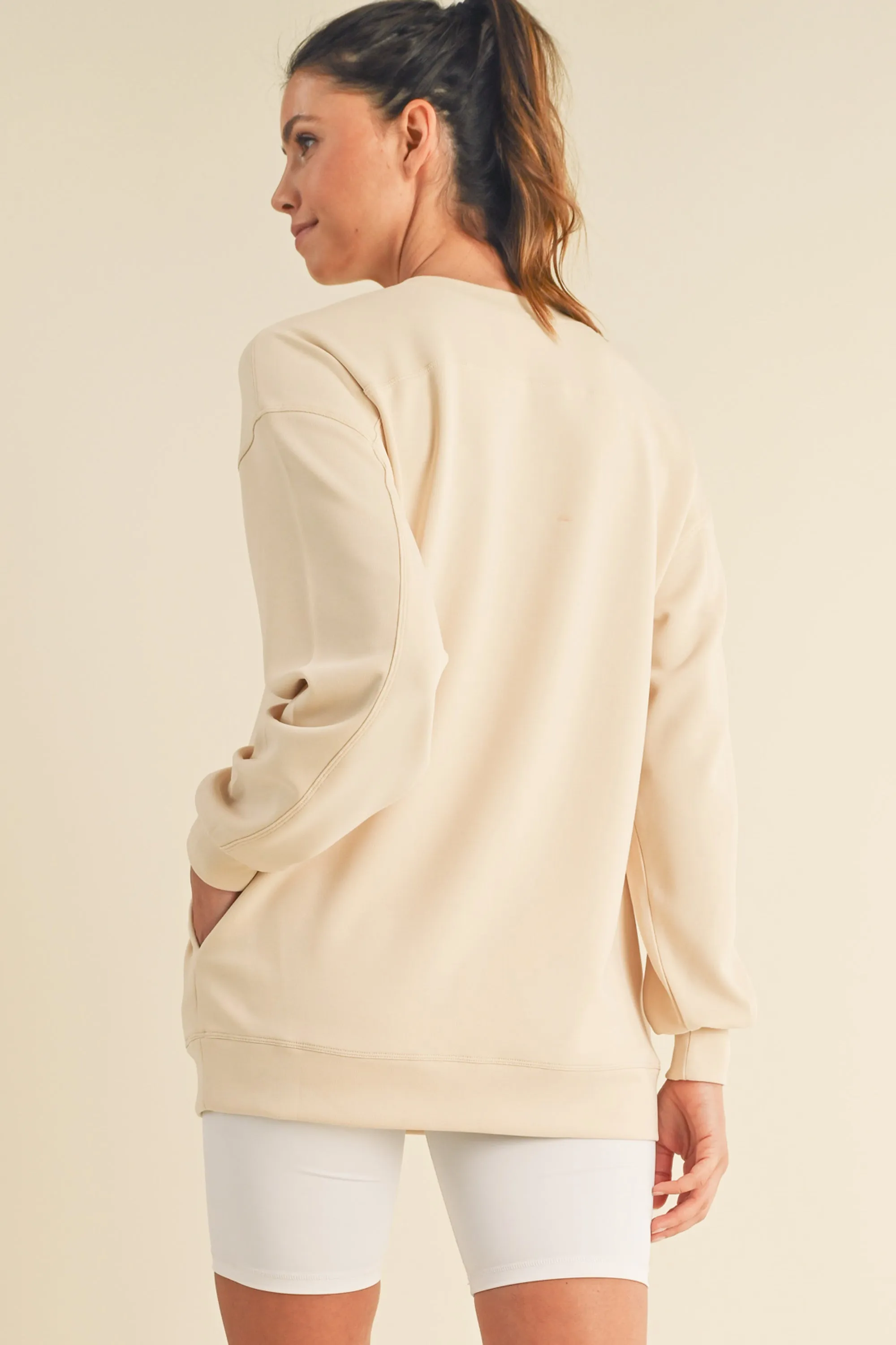 Women's Ultra Soft Oversized Crewneck Top