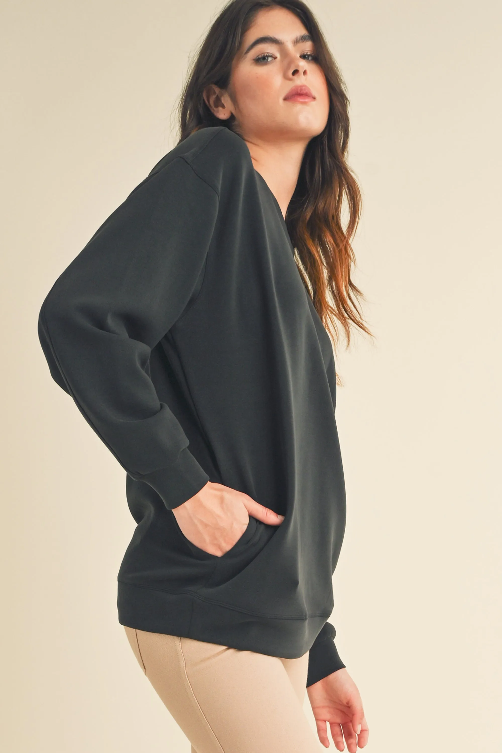 Women's Ultra Soft Oversized Crewneck Top