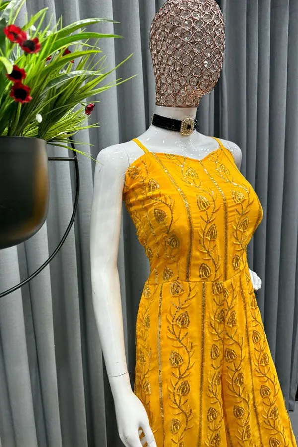 Yankita Kapoor Party Wear Jumpsuit For Farewell Function